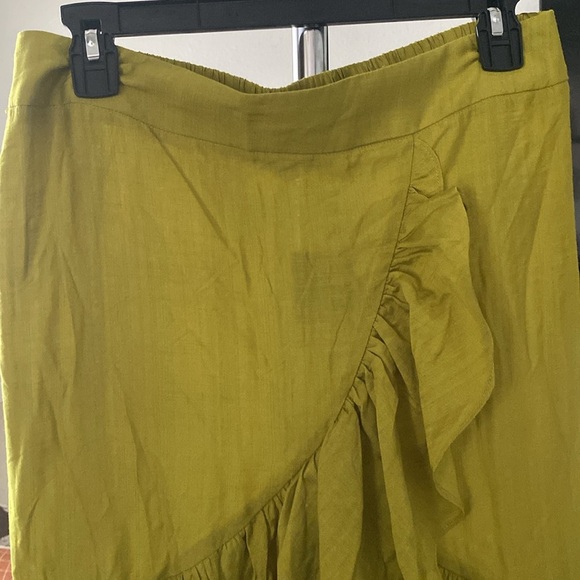 NWOT Tiered Ruffle A-Line Steampunk Midi Skirt Size Large ( E - 19 ) - Picture 3 of 6